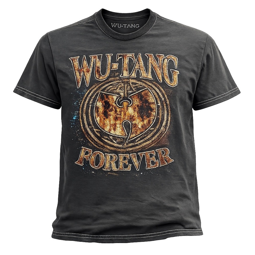 Wu-Tang Clan Shirt Mens Small Black Forever 1997 Tour‎ Graphic Cotton Hip Hop